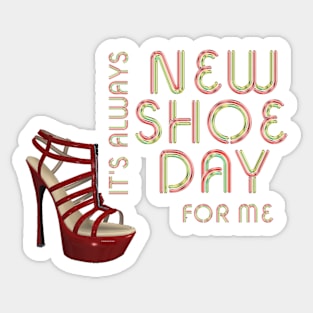 New Shoe Day Sticker